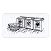 Personalized 3 X 6 Heavy Duty Plastic License Plate Thumbnail