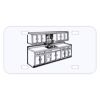 Personalized 3 X 6 Heavy Duty Plastic License Plate Thumbnail