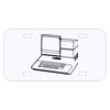 Personalized 3 X 6 Heavy Duty Plastic License Plate Thumbnail