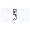 Personalized 3 X 6 Heavy Duty Plastic License Plate Thumbnail