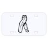 Personalized 3 X 6 Heavy Duty Plastic License Plate Thumbnail
