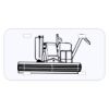 Personalized 3 X 6 Heavy Duty Plastic License Plate Thumbnail
