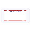 Personalized 3 X 6 Heavy Duty Plastic License Plate Thumbnail