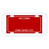 Personalized 3 X 6 Heavy Duty Plastic License Plate Thumbnail