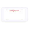 Personalized 3 X 6 Heavy Duty Plastic License Plate Thumbnail