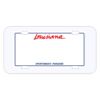 Personalized 3 X 6 Heavy Duty Plastic License Plate Thumbnail