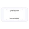 Personalized 3 X 6 Heavy Duty Plastic License Plate Thumbnail