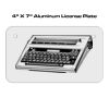 4 X 7 Aluminum License Plate  Thumbnail
