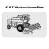 4 X 7 Aluminum License Plate  Thumbnail