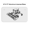 4 X 7 Aluminum License Plate  Thumbnail