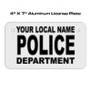 4 X 7 Aluminum License Plate  Thumbnail