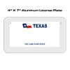 4 X 7 Aluminum License Plate  Thumbnail