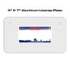 4 X 7 Aluminum License Plate  Thumbnail