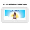 4 X 7 Aluminum License Plate  Thumbnail