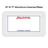 4 X 7 Aluminum License Plate  Thumbnail