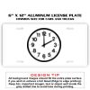 6 X 12 Full Size Aluminum License Plate for Cars and Trucks  Thumbnail