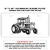 6 X 12 Full Size Aluminum License Plate for Cars and Trucks  Thumbnail