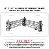 6 X 12 Full Size Aluminum License Plate for Cars and Trucks  Thumbnail