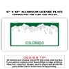 6 X 12 Full Size Aluminum License Plate for Cars and Trucks  Thumbnail